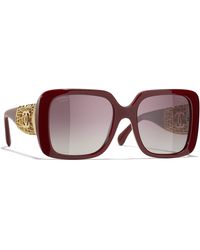 CHANEL - Sunglass Ch5532 Square Sunglasses Ch5532 - Lyst