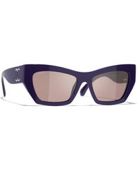 CHANEL - Sunglass Cat Eye Sunglasses Ch5527 - Lyst