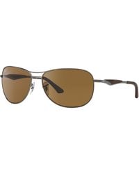 Ray-Ban - Rb3519 Sunglasses Frame Brown Lenses Polarized - Lyst