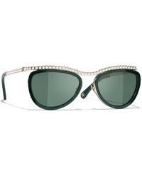 CHANEL - Sunglass Cat Eye Sunglasses Ch4296h Ch4296h - Lyst