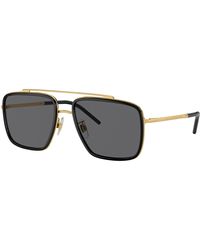 Dolce & Gabbana - 2220 Rectangle Sunglasses - Lyst