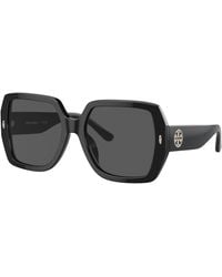 Tory Burch - 54mm Square Sunglasses - Lyst