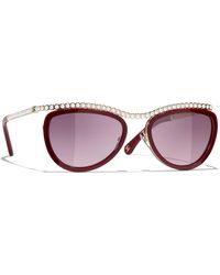 CHANEL - Sunglass Cat Eye Sunglasses Ch4296h Ch4296h - Lyst