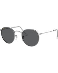 Ray-Ban - Sunglasses Round Metal - Lyst