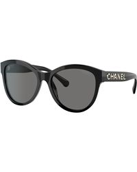 Chanel - Sunglass Butterfly Sunglasses CH5458 - Lyst