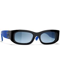 CHANEL - Sunglass Rectangle Sunglasses Ch5525a - Lyst