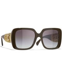 CHANEL - Sunglass Ch5532a Square Sunglasses Ch5532a - Lyst