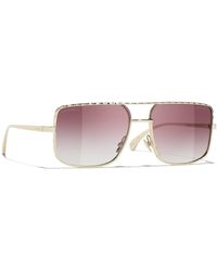 CHANEL - Sunglass Pilot Sunglasses Ch4294 - Lyst