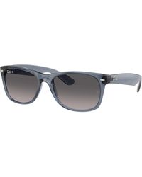 Ray-Ban - New Wayfarer Disney Mickey & Minnie Mouse Liquid Sunglasses Frame Grey Lenses Polarized - Lyst