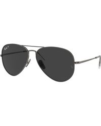 Ray-Ban - Rb8089 Aviator Titanium Sunglasses - Lyst