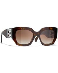 CHANEL - Femme Sunglass Cat Eye Sunglasses Ch5545 - Lyst