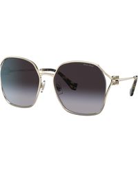 Miu Miu - Vrouwelijk Sunglass Mu 52Ws - Lyst