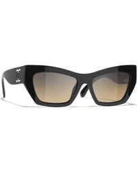 CHANEL - Sunglass Cat Eye Sunglasses Ch5527 - Lyst
