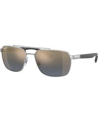 Ray-Ban - Sunglasses Man Rb3701 - Black Frame Blue Lenses Polarized 59-17 - Lyst