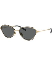 Tory Burch - Eleanor Oval Sunglasses - Lyst