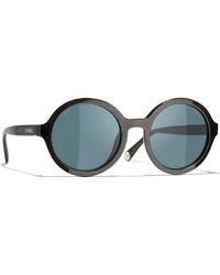 Chanel - Sunglass Round Sunglasses Ch5522u - Lyst