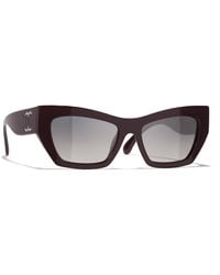 CHANEL - Sunglass Cat Eye Sunglasses Ch5527 - Lyst