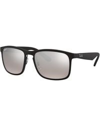 Ray-Ban - Rb4264 Polarized+ Lenses Sunglasses Frame Silver Lenses Polarized - Lyst
