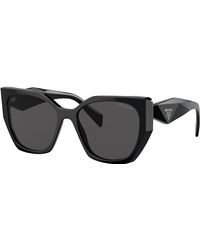 Prada Sunglass Pr 19zs in Black | Lyst