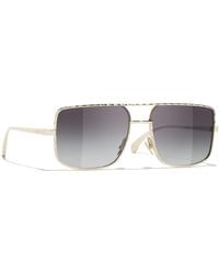 CHANEL - Sunglass Pilot Sunglasses Ch4294 - Lyst