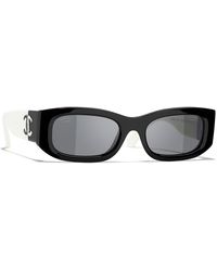 CHANEL - Sunglass Rectangle Sunglasses Ch5525 - Lyst