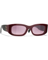 CHANEL - Sunglass Rectangle Sunglasses Ch5525 - Lyst