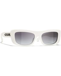 CHANEL - Sunglass Rectangle Sunglasses Ch5559 - Lyst