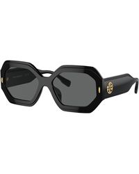 Tory Burch - Miller 55mm Geometric Sunglasses - Lyst
