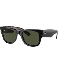 Ray-Ban - Dia De Muertos Mega Wayfarer Sunglasses Frame Green Lenses - Lyst