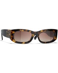 CHANEL - Sunglass Rectangle Sunglasses Ch5525 - Lyst