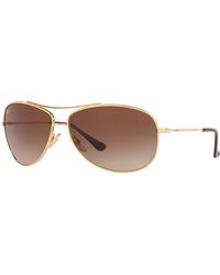 Ray-Ban - Sunglasses Man Rb3293 - Gold Frame Brown Lenses 63-13 - Lyst