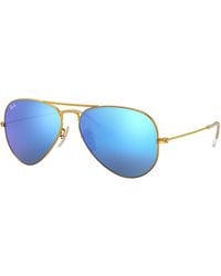 Ray-Ban - Rb3025 Aviator Large Metal Sunglasses, Gold/grey Gradient, 62 Mm - Lyst
