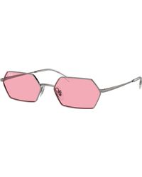 Ray-Ban - Yevi bio-based lunettes de soleil monture verres rose - Lyst