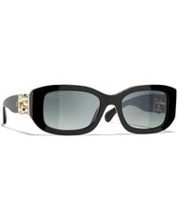 CHANEL - Sunglass Rectangle Sunglasses Ch5542 - Lyst