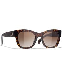 CHANEL - Sunglass Square Sunglasses Ch5478 - Lyst
