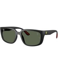 Ray-Ban - Rb4443m Scuderia Ferrari Collection Sunglasses Frame Green Lenses - Lyst