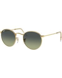 Ray-Ban - Rb3447 Round Metal Sunglasses - Lyst