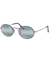 Ray-Ban - Oval Solid Evolve Sunglasses Frame Grey Lenses - Lyst