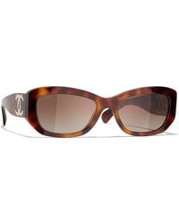 CHANEL - Sunglass Rectangle Sunglasses Ch5493 - Lyst