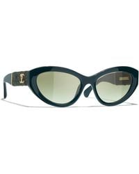 CHANEL - Sunglass Cat Eye Sunglasses Ch5513 - Lyst