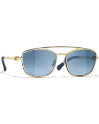 CHANEL - Sunglass Pilot Sunglasses Ch4290q - Lyst