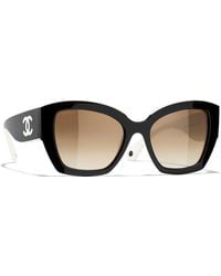 CHANEL - Sunglass Butterfly Sunglasses Ch6058 - Lyst