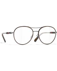 CHANEL - Sunglass Pilot Eyeglasses Ch2214 - Lyst