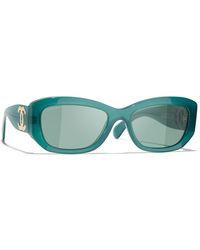 CHANEL - Sunglass Rectangle Sunglasses Ch5493 - Lyst