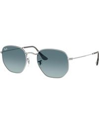 Ray-Ban - Rb3548n Hexagonal Flat Lens Sunglasses - Lyst