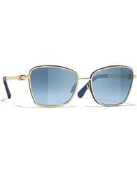 CHANEL - Sunglass Square Sunglasses Ch4289q - Lyst