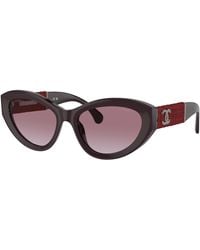Chanel - Sunglass Cat Eye Sunglasses Ch5513 - Lyst