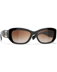 CHANEL - Sunglass Rectangle Sunglasses Ch5493 - Lyst