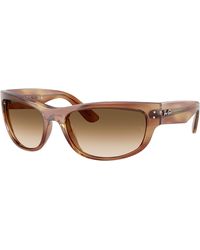 Ray-Ban - Mega balorama gafas de sol montura marrón lentes - Lyst