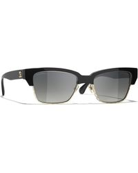 CHANEL - Sunglass Cat Eye Sunglasses Ch5558 - Lyst